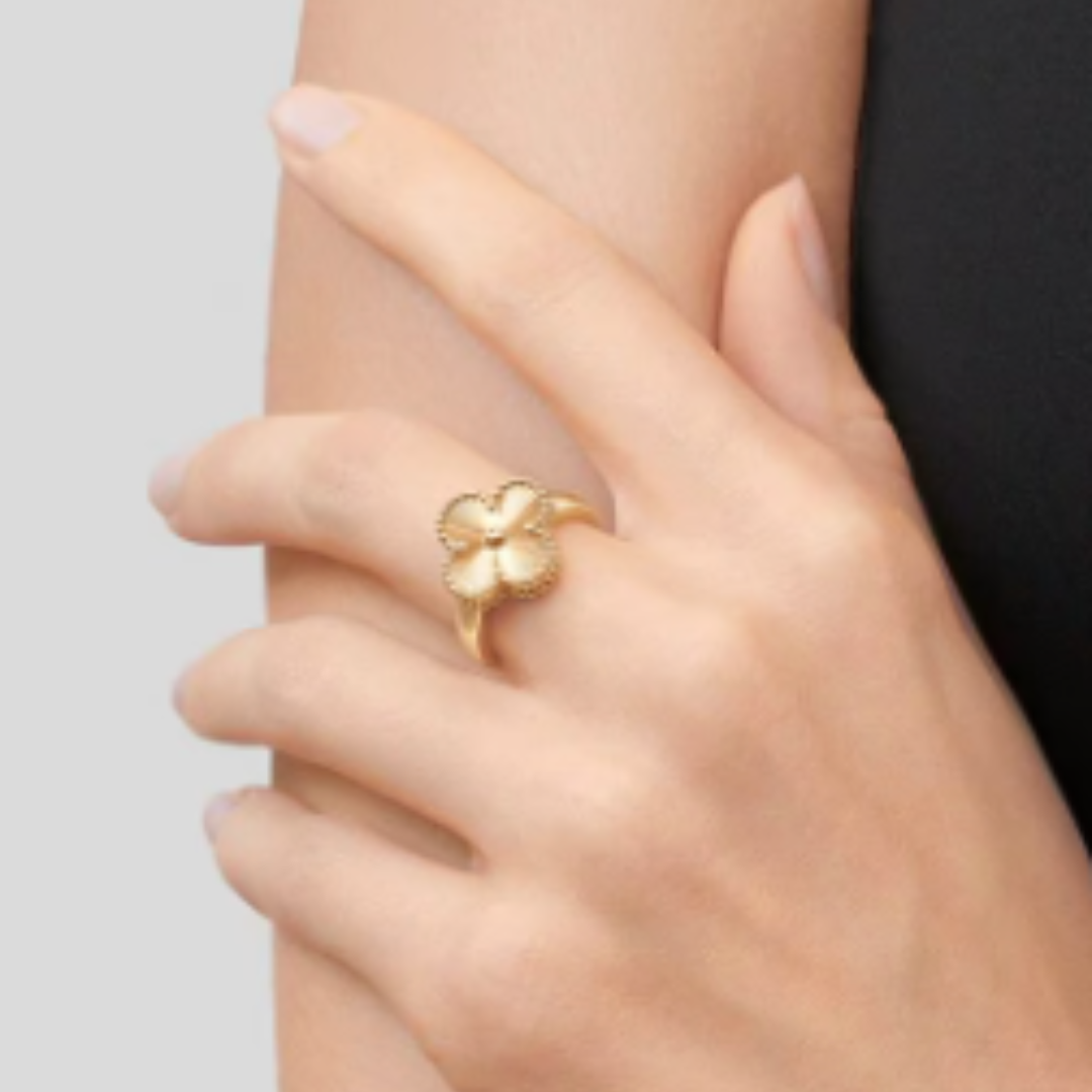QUADRIFOGLIO ANELLO | ORO