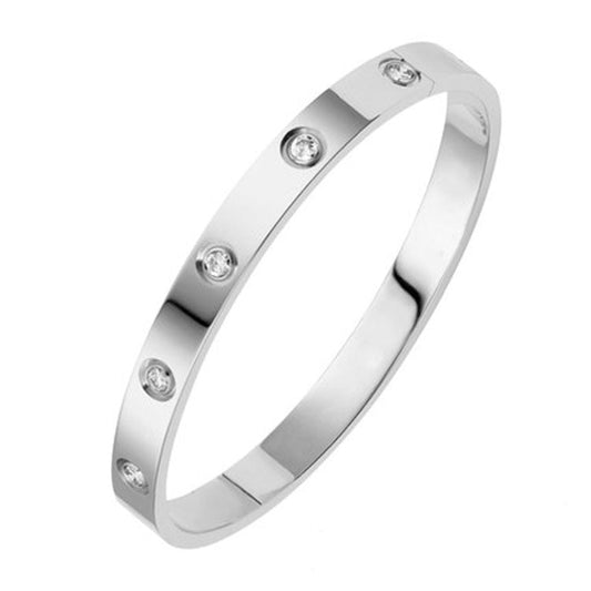 ETERNITÀ DELUXE BRACCIALETTO | DIAMANTE ARGENTO