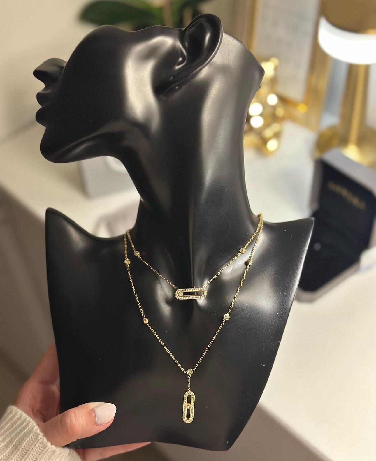 COLLANE CON DIAMANTE MOLY