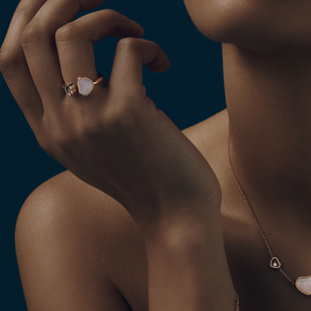 HERZ ANELLO | ROSA ORO BIANCO