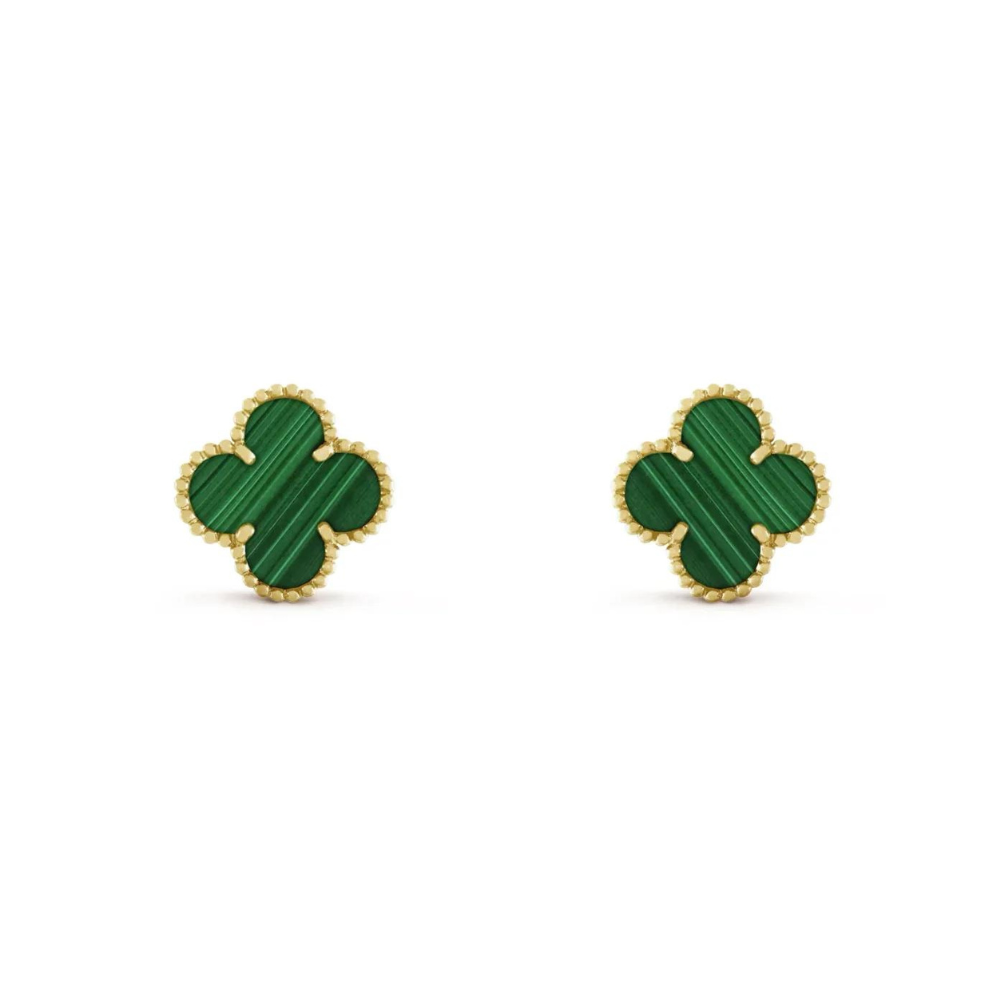 QUADRIFOGLIO ORECCHINI | VERDE