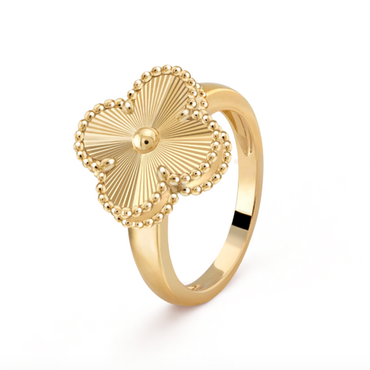 QUADRIFOGLIO ANELLO | ORO