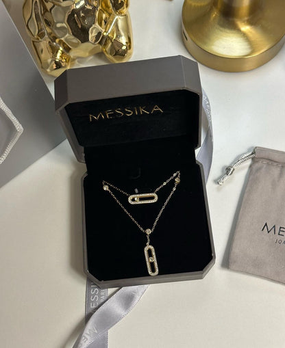 COLLANE CON DIAMANTE MOLY