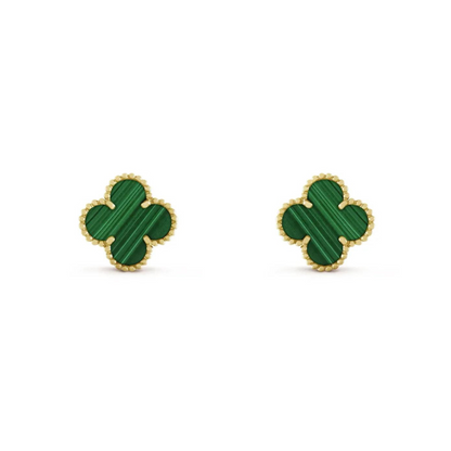 QUADRIFOGLIO ORECCHINI | VERDE