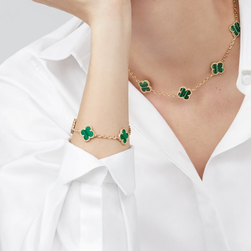 QUADRIFOGLIO BRACCIALETTO | VERDE